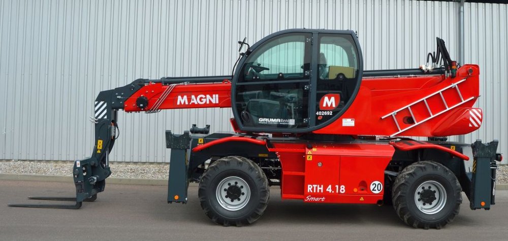 Аренда телескопического погрузчика 17,56 м MAGNI RTH 4.18 Smart